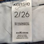 Kensie  Chambray Shorts with Tie at Waist NWT Size 2 Lightweight Jean Shorts Photo 7