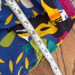 Sunny Leigh  100% silk vintage vibrant floral collared blouse medium Photo 4