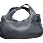 The Sak  Rylan Black Leather Shoulder Bag – Pebbled Leather, Zip & Magnetic Closu Photo 5