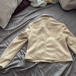 Philosophy  Long Sleeve Faux Suede Moto Jacket Taupe size Small Photo 2