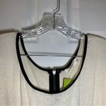 Heart & Hips NWT  Ivory/Cream Short Sleeve Blouse L Photo 3