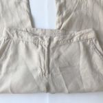 Chico's  100% Linen Pants Beige Medium Wide Leg Photo 3