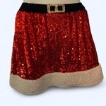 Christmas red sequin skirt with sequin belt Love & Let Love S Photo 0