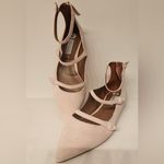 Tabitha Simmons Equipment Lynette Suede Point Toe Flats Women’s Baby Pink Size 6 Photo 1