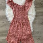 Boutique Pink floral jumpsuit S Photo 5