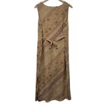 Norton Mcnaughton Vtg  Floral Slip Maxi Dress‎ XL Brown Red 90s Y2K Artsy Chiffon Photo 1