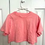 Coral Crop Top Pink Size L Photo 0