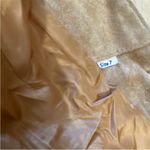 Vintage blazer cropped suede leather boho jacket Tan Photo 8