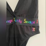 FOREVER SAVAGE BODYSUIT WITH RAINBOW LOGO Black Photo 6