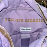 Tommy Bahama  Quilted Lavender Backpack Like New Photo 4
