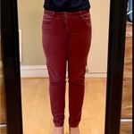 CAbi  Mid-Rise Bordeaux Maroon Skinny Jeans Curvy Fit, Size 6 Photo 1