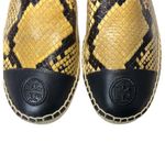 Tory Burch  snake print embossed leather flat espadrilles size 7 color block Photo 2