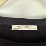 ZARA  Women’s Small Black Furry Sleeve Sweatshirt Photo 1