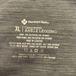 Members Mark Womens Size XL Gray Compression Ankle Legging Activewear Pants Photo 3