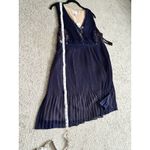 Motherhood Maternity NWT Cocktail Semi-Formal Navy Blue Lace Dress Sz Medium M Photo 5