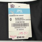 J. McLaughlin ‎ Warrington Blazer Jacket 0 NWT $348 Gray Wool Houndstooth Jacquard Photo 5