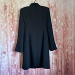 Pinko Black Single Lapel Peacoat Size 4 Photo 6