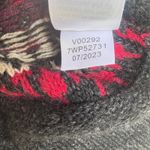 Lucky Brand  Sweater Med Black  Wool Alpaca Blend Boxy Crew Neck Boho Casual Cozy Photo 6