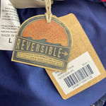 Faherty Reversible Baja Bikini Bottom in Japanese Floral Blue Red Size US Large Photo 9