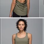 Lululemon  Wild Tank Heathered Fatigue Green Mystic Jungle Fatigue Green 4 Photo 4