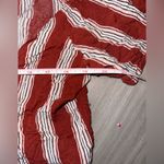 Gypsies & Moondust  Striped Cap Sleeve Tie Up Women’s Top Cute Western Shirt Sz L Photo 5