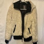 Buffalo David Bitton Jeans By Buffalo Cream Teddy Jacket with Black Details Photo 0