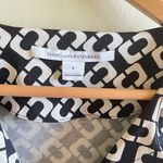 Diane Von Furstenberg  DVF Chain Link Reina 100% Silk Dress 3/4 Sleeve Womens‎ 2 Photo 2