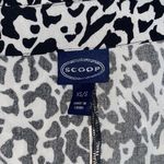 Scoop women’s xs/s animal print‎ kimono Black Photo 6