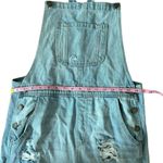 Black Label  distressed overalls size‎ medium Photo 6