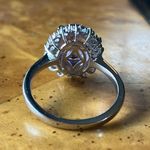 Rose de France Amethyst Red Garnet Sterling Silver Cocktail Ring Size 9 Purple Photo 3