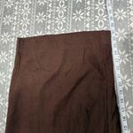 Loft NWOT  Beach Linen Halter Open Back Jumpsuit In‎ Brown Minimalist Size XL Photo 12