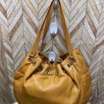Michael Kors Jet Set Chain LG Marigold Yellow Leather Shoulder Tote Bag Photo 2