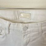 Mother Denim The Looker Crop Jeans in Mirror Mirror White Size 25 Photo 3