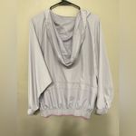 Ivy Park  Perforated Panel Hooded Jacket‎ Grey Size XS Photo 3