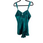 Vanity Fair Vintage Green XL Romper Jewel Tone Sexy Lingerie Retro Romantic Photo 1
