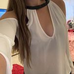 Charlotte Russe Keyhole White Shirt Photo 0