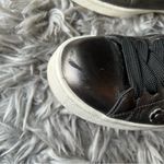 Coach  Tea Rose Floral Embellished Metallic Leather Sneakers womens shoe size 9 B Photo 12