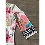 Investments  Women's floral, birds, and musical notes art top size XL Photo 5