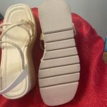 Madden Girl  Womens Beige 1-1/2" Platform Vault Toe Wedge Espadrille Shoes 9M Photo 6