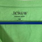 J.Crew Vintage Jersey in Lime Juice Size XS NWOT (Q7) Photo 3