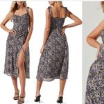ASTR the Label Floral Tie Strap Midi Dress Photo 1