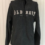 Old Navy  Charcoal Gray Quarter-Zip Fleece Y2K Photo 0