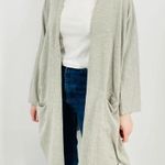 Anthropologie  donni oatmeal slouchy ribbed open face cardigan one size Photo 3