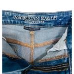 American Eagle White Crochet Pockets High Rise Shorts Size 8 Cut Off Stretch Photo 4