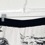 [Twenty Montreal] Black White Marble Abstract Print Knit Shorts Size Small S Photo 2