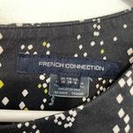 French Connection  Black White Diamond Geometric Snake Snakeskin ish Sheath Dress Photo 5