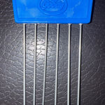 Vintage‎ Goody Hair Pick Comb Blue Plastic Handle 6 Prong Hair Styling Tool Photo 0