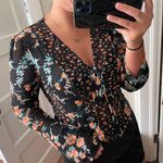 Free People black flower top Photo 0