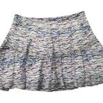 Free People  light blue multicolor a-line mini skirt size 6 Photo 0