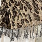Reversible Leopard Print Shimmer Scarf Photo 5